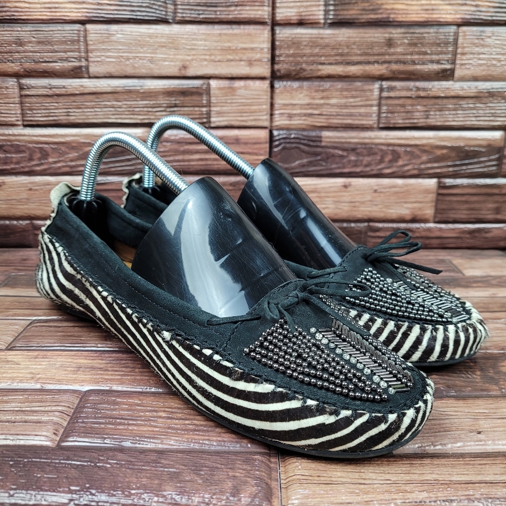 Sam Edelman August Zebra Flats Size 9